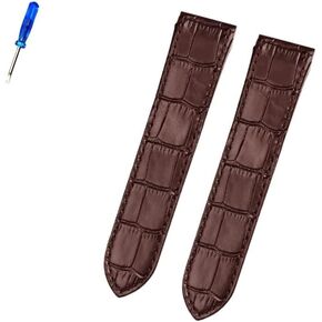 Premium leather strap accessories for cartier Santos 100 men and women leather strap 20mm 23mm in Saudi Arabia
