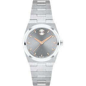 Movado Bold Quest Women's Watch, Swiss Quartz Movement, Stainless Steel Bracelet, Classic Timepiece - Gift for Her - 28mm in Saudi Arabia