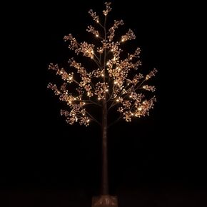 مجموعة شجرة التنفس المضيئة للأطفال بطول 4 أقدام و5 أقدام و6 أقدام مع مصابيح LED بيضاء دافئة 144/184/240 لديكور العطلات - قابلة للتعتيم، معتمدة من UL، مقاومة للماء - مثالية للديكور الداخلي والخارجي in Kuwait