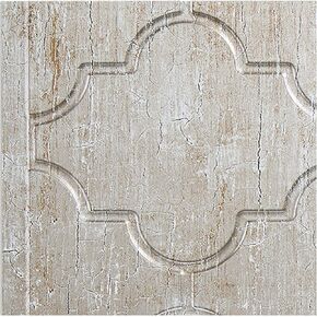 FASÄDE Monaco Decorative Vinyl Backsplash Panel in Vintage Metal (6X6 Inch Sample) in Saudi Arabia