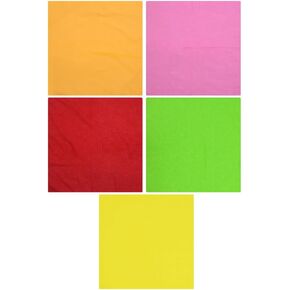 5Pcs Solid Color Square Cotton Bandanas Non Slip Sweat-Wicking Headbands Unisex Multifunctional Headbands Scarf Sports Workout Turban Handkerchiefs Neckerchief for Women Men 5 Colors in Kuwait