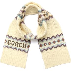 Coach Fair Isle Knit Scarf in Kuwait