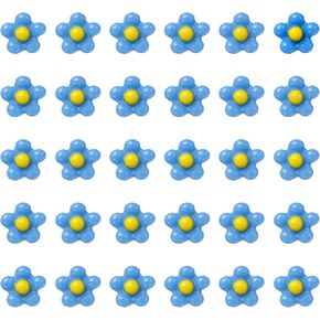 زهرة راتنج كوكود المصغرة ، 0.31 بوصة ، مصغرة زهرة صغيرة سحر دمية بيضاء - (التطبيقات: لفن الأظافر ، حديقة الجنية دمية مصنوعة مجوهرات الأظافر) ، 100 قطعة in Kuwait