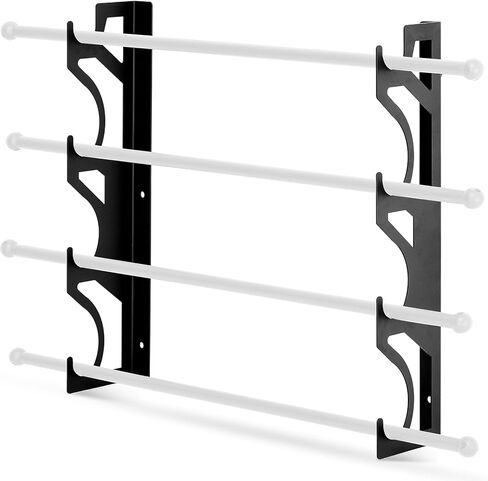 6 Roll Vinyl Roll Holder Metal Vinyl Rack Adjustable Vinyl Holder Wall Mount for Car Wrap Material Transfer Paper Tape Wallpaper Window Film Garage Workshop, Bracket Only in Kuwait