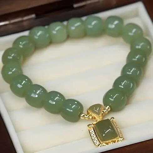 Lucky Bracelet for Women & Men, Retro Synthetic Red Agate Bead Bracelet, Unique Gift for Family, Friends in Saudi Arabia