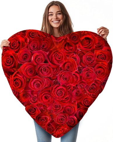 Xtinmee Valentines Red Heart Costume Adult Heart Shaped Costume Cosplay for Women Men Anniversary Birthday Supplies in Saudi Arabia