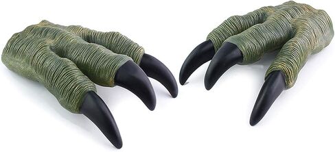 Ulalaza 1Pair Dinosaur Claws Dino Cosplay Paw Gloves Costume Accessoriesfor Velociraptor Pretend Play Party Supplies in Saudi Arabia
