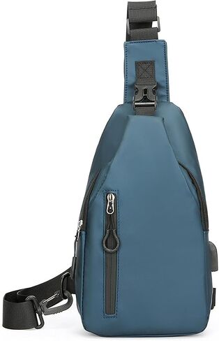 Sling Bag Daypack for Men Women, Crossbody Chest Bags Waterproof Pack, Backpack for Travel, Hiking, Daily Commute, Black in Saudi Arabia