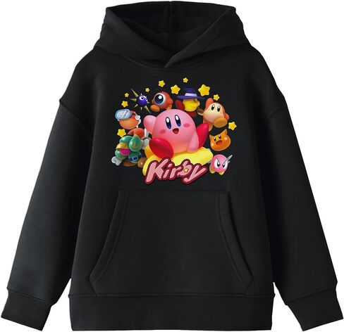 سويت شيرت أسود للأولاد من Kirby Character Group - مقاس متوسط in Kuwait