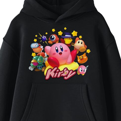 سويت شيرت أسود للأولاد من Kirby Character Group - مقاس متوسط in Kuwait