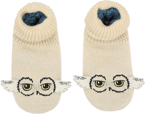 Bioworld Harry Potter Hedwig Big Face Wings Women's Slipper Socks in Saudi Arabia