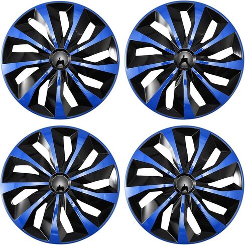 Light Blue Hubcap Wheel Cover Replacement Kit 13" Hub Caps Wheel Rim Cover Car Exterior Accessories Pack of 4, 13 Inches in Kuwait