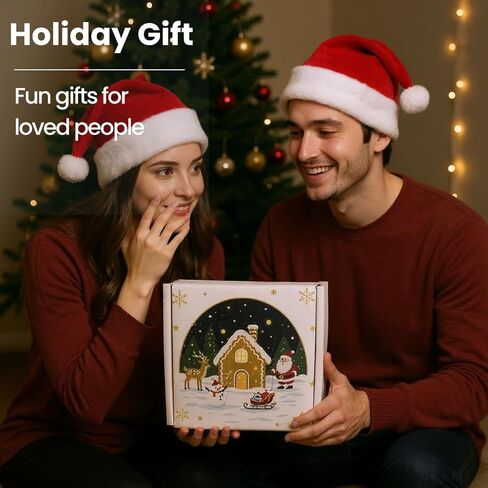 Handmade Christmas Emotional Support Crochet Gifts – 5PCS Positive Crochet Animals Set with Positive Card - Fun Inspirational Relaxation Gifts for women, Men, Mom, Dad, Teacher, Friend, & Coworker in Saudi Arabia