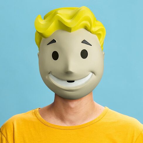 Trick Or Treat Studios Fallout Vault Boy Adult Vinyl Costume Mask in Saudi Arabia