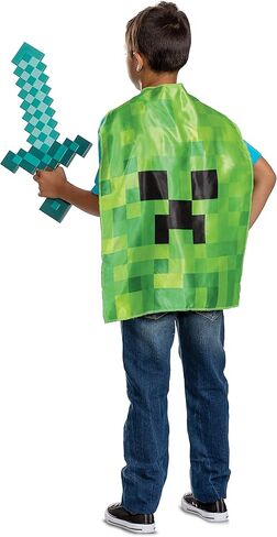 Minecraft Sword and Cape Costume Set, Official Minecraft Costume Accessories for Kids, One Size in Saudi Arabia