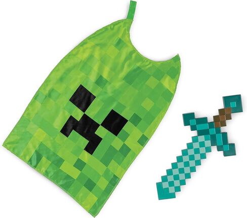 Minecraft Sword and Cape Costume Set, Official Minecraft Costume Accessories for Kids, One Size in Saudi Arabia