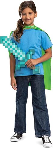 Minecraft Sword and Cape Costume Set, Official Minecraft Costume Accessories for Kids, One Size in Saudi Arabia