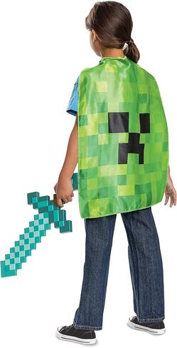Minecraft Sword and Cape Costume Set, Official Minecraft Costume Accessories for Kids, One Size in Saudi Arabia