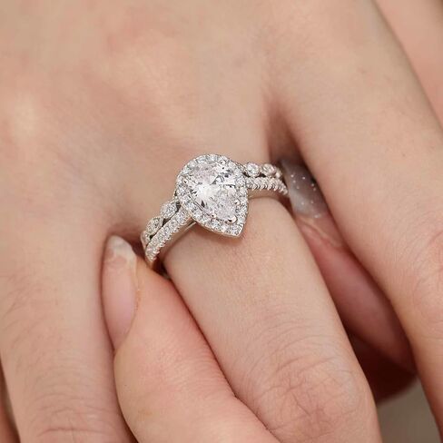 Moissanite Curved Wedding Bands For Women D Color VVS1 Clarity Stackable Rings 925 Sterling Silver Sz 5-10 in Saudi Arabia
