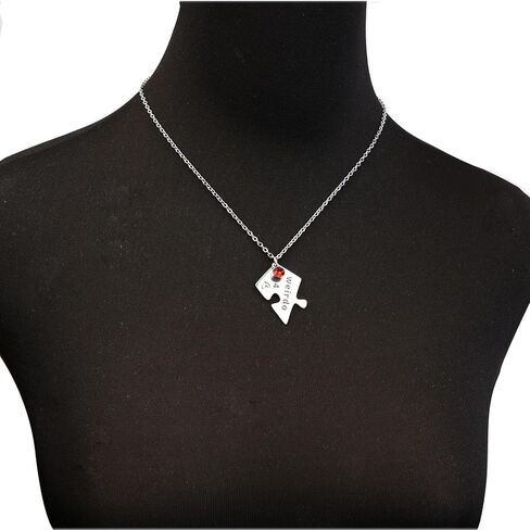 5 BFF Best Friend Necklace Puzzle Friendship Sister Pendant for 6 in Saudi Arabia