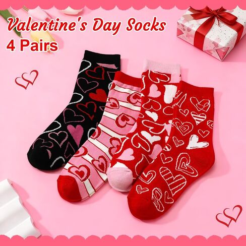 Novelty Fun Crew Socks for Women Colorful Crazy Socks for Women Girls Gifts in Saudi Arabia