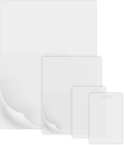 Binditek 50 Pack Thermal Laminating Pouches, 5 Mil Laminating Sheets, 9x11.5 Inches, Letter Size, Clear, HeatSeal, for Students and Coworkers in Kuwait