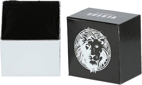 ساعة Versus Versace Brick Lane Lion Collection الفاخرة للنساء مع سوار ذهبي وحقيبة تتميز بمينا أسود in Saudi Arabia
