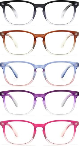 CCVOO Reading Glasses for Women/Men, Eyeglasses, Blue Light Readers for Women/Men, Computer Eye Glasses, Cheaters in Kuwait