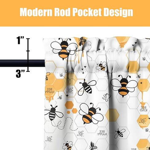 3pcs Flowers Kitchen Curtains and Valances Set Curtain for Funny Window Over Sink Ideas Decor for Kitchen Bedroom Bathroom Small Window Drapes in Saudi Arabia