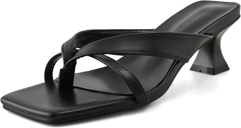 هريرة الكعوب للنساء الوجه يتخبط منتصف كعب البغال Strappy الصنادل الصيفية ساحة تو فستان حفلات الزفاف مضخات الأحذية in Kuwait