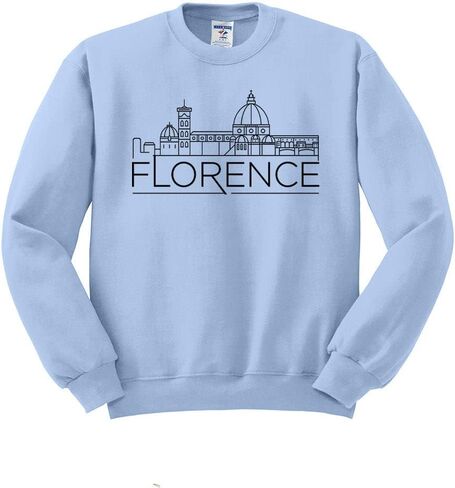 TeesAndTankYou Skyline Florence Italy Sweatshirt Unisex in Saudi Arabia