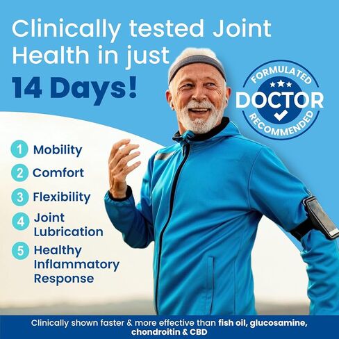 ACTIVE AGAIN Hope Science Joint & Muscle 90 Softgels | for Joint Health and Mobility, Muscle, Back, Knee, Shoulder | Doctor Approved | Made in USA in Saudi Arabia
