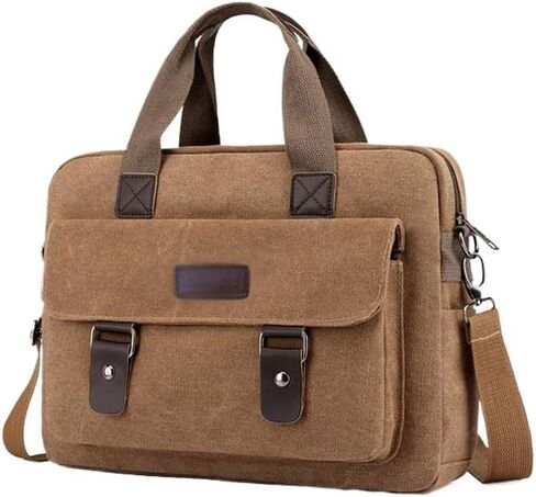 Canvas Men's Handbag Single Shoulder Bag Fashionable Large Capacity Crossbody in Saudi Arabia
