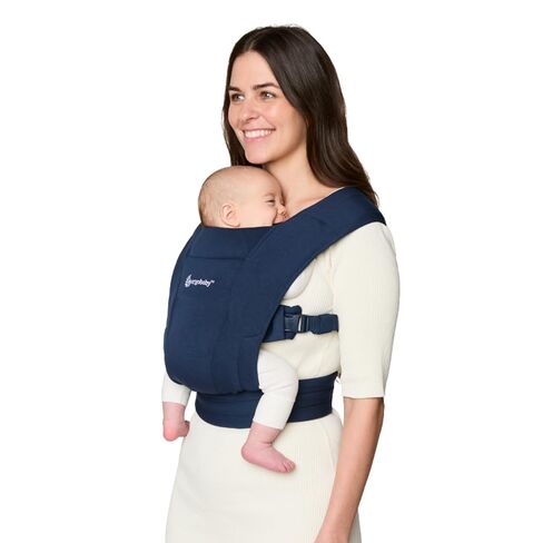 Ergobaby Embrace Cozy Newborn Baby Wrap Carrier (7-25 Pounds), Ponte Knit, Camel in Kuwait