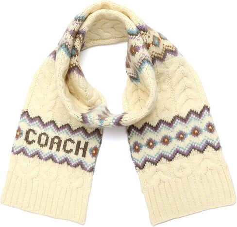 Coach Fair Isle Knit Scarf in Kuwait