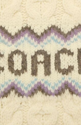 Coach Fair Isle Knit Scarf in Kuwait
