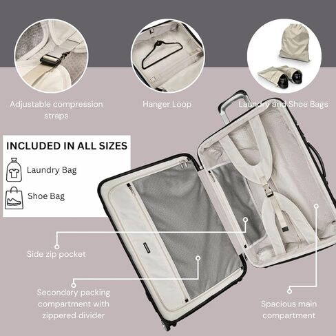 ريكاردو بيفرلي هيلز روديو درايف 2.0 قرص صلب ذو 4 عجلات، قفل TSA، حقيبة خفيفة الوزن، للجنسين، أنيقة، أزرق قطبي، مقاس 28 بوصة - كبير in Kuwait