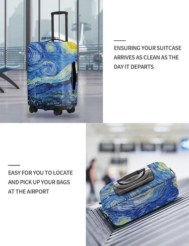 Luggage Covers For Suitcase TSA Approved, Suitcase Cover Protector Anti Scratch Dirt Fits 18-32 Inch Luggage in Saudi Arabia