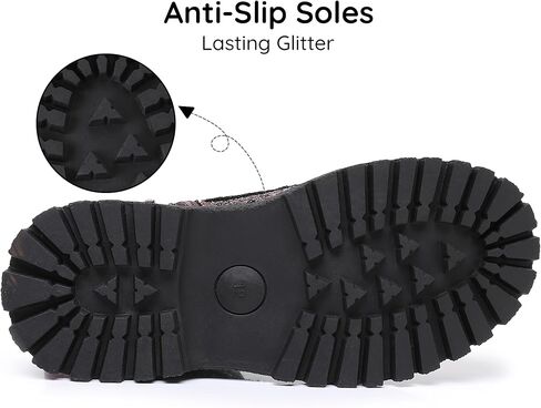 Blikcon Girls Combat Boots with Side Zipper Girls Fall Ankle Boots Sizes 9 Toddler to 4 Big Kid (Toddler/Little Kid/Big Kid) in Saudi Arabia
