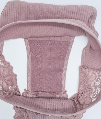 6 Pack Cotton Underwear for Women Lace Bikini Panties Soft Breathable Briefs in Saudi Arabia