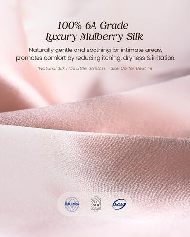 100% Mulberry Silk Underwear, Shiny Satin-Finish Silk High Cut Bikini Panties for Women in Kuwait