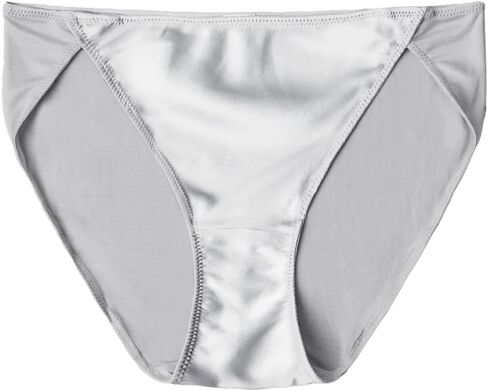 100% Mulberry Silk Underwear, Shiny Satin-Finish Silk High Cut Bikini Panties for Women in Kuwait