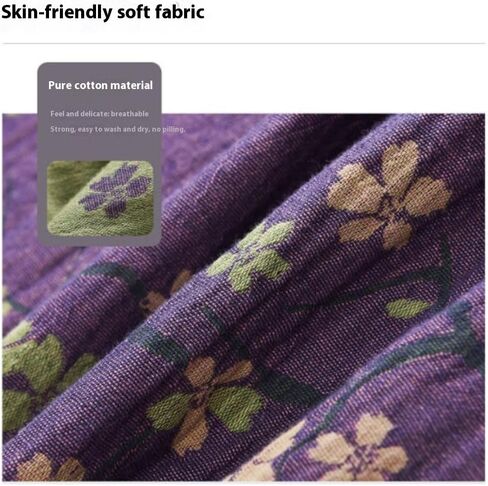 Soft Cotton Japanese Sleepwear Kimono Yukata Lightweight Bathrobe Nightgown Breathable Pajamas Women in Saudi Arabia