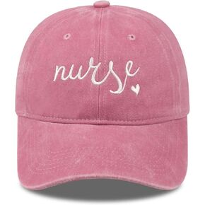 Funny Vintage Embroidered Baseball Cap for Nurses & Medical, Adjustable Cotton Dad Hat for Men Women Gifts in Kuwait