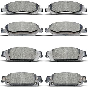 Front Rear Ceramic Brake Pads Compatible with Subaru Forester Brz Impreza Crosstrek, D1114 D1539 in Kuwait
