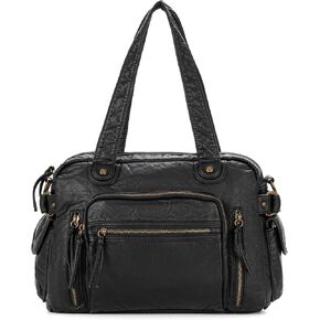 Soft Vegan Leather City Tote Bag for Women Vintage Hobo Handbag with Adjustable Strap Large Y2K Purse Slouchy Shoulder Bag in Kuwait