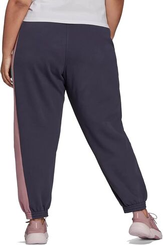 adidas Originals Women's Trefoil Logo Script Cotton French Terry Jogger Sweatpants, Plus Sizes in Saudi Arabia