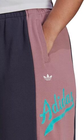 adidas Originals Women's Trefoil Logo Script Cotton French Terry Jogger Sweatpants, Plus Sizes in Saudi Arabia