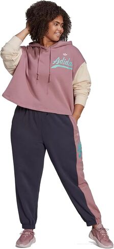 adidas Originals Women's Trefoil Logo Script Cotton French Terry Jogger Sweatpants, Plus Sizes in Saudi Arabia
