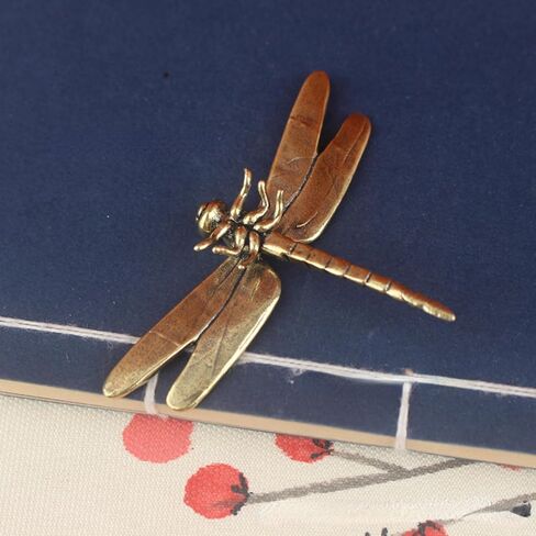 Dragonfly Sculpture - Handmade Metal Dragonfly Figurine with Wings for Study & Office​ in Saudi Arabia